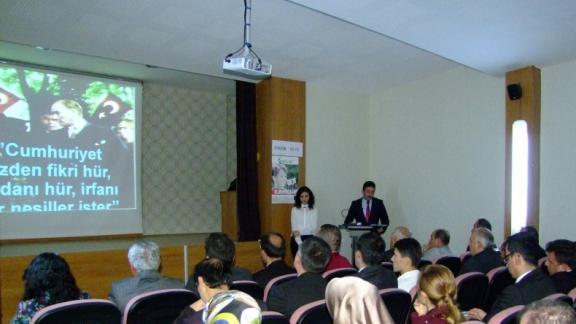 Türkiye Bağımlılıkla Mücadele Eğitimleri İlçemizdeki İdarecilere Verilen Seminer İle Başladı