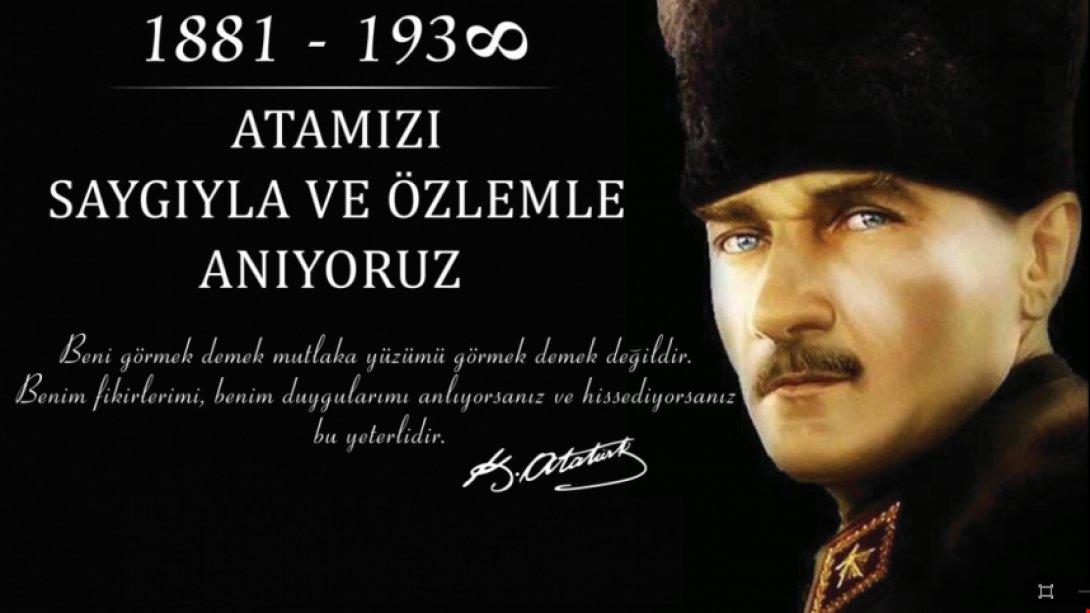 10 Kasım Atatürk'ü Anma Programı  Kompozisyon, Şiir ve Resim   Yarışmaları
