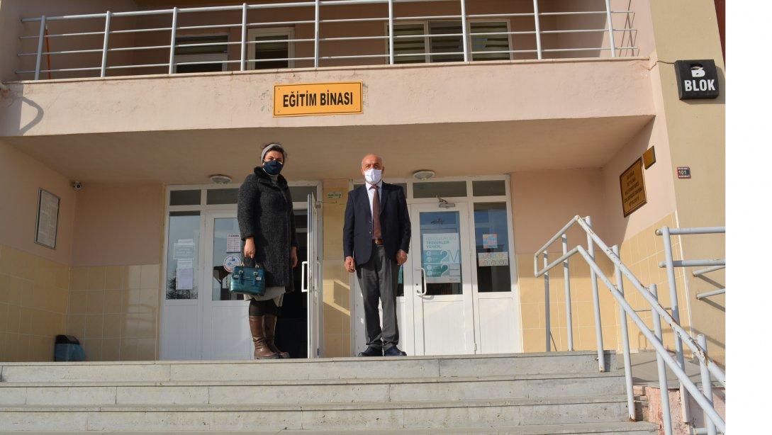 Şube Müdürü Eda Fatma KAHRAMAN Emel Oktay Türkoğlu Mesleki ve Teknik Anadolu Lisesi Müdürlüğünü Ziyaret etti.