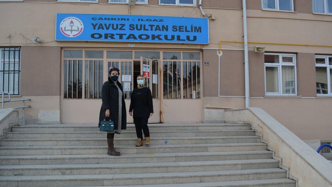 Şube Müdürü Eda Fatma KAHRAMAN Yavuz Sultan Mehmet Ortaokulu Müdürlüğünü Ziyaret etti.