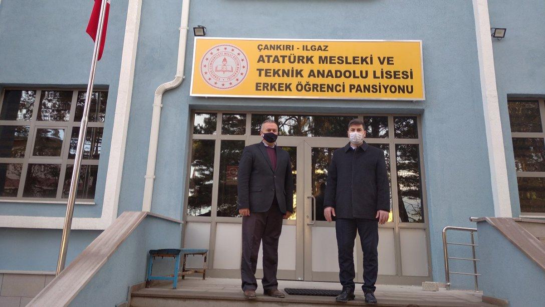 İlçe Milli Eğitim Müdürümüz Musa ÜNAL Atatürk MTAL Pansiyonunu Ziyaret Etti