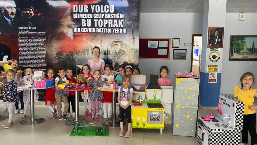 Ilgaz Atatürk İlkokulu Anasınıfı Öğrencilerinden Çevre Dostu Proje